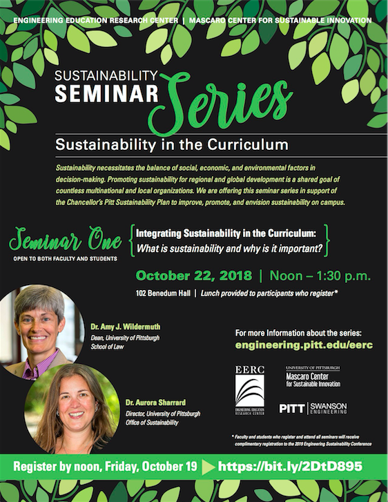 Sustainability series lecture flyer