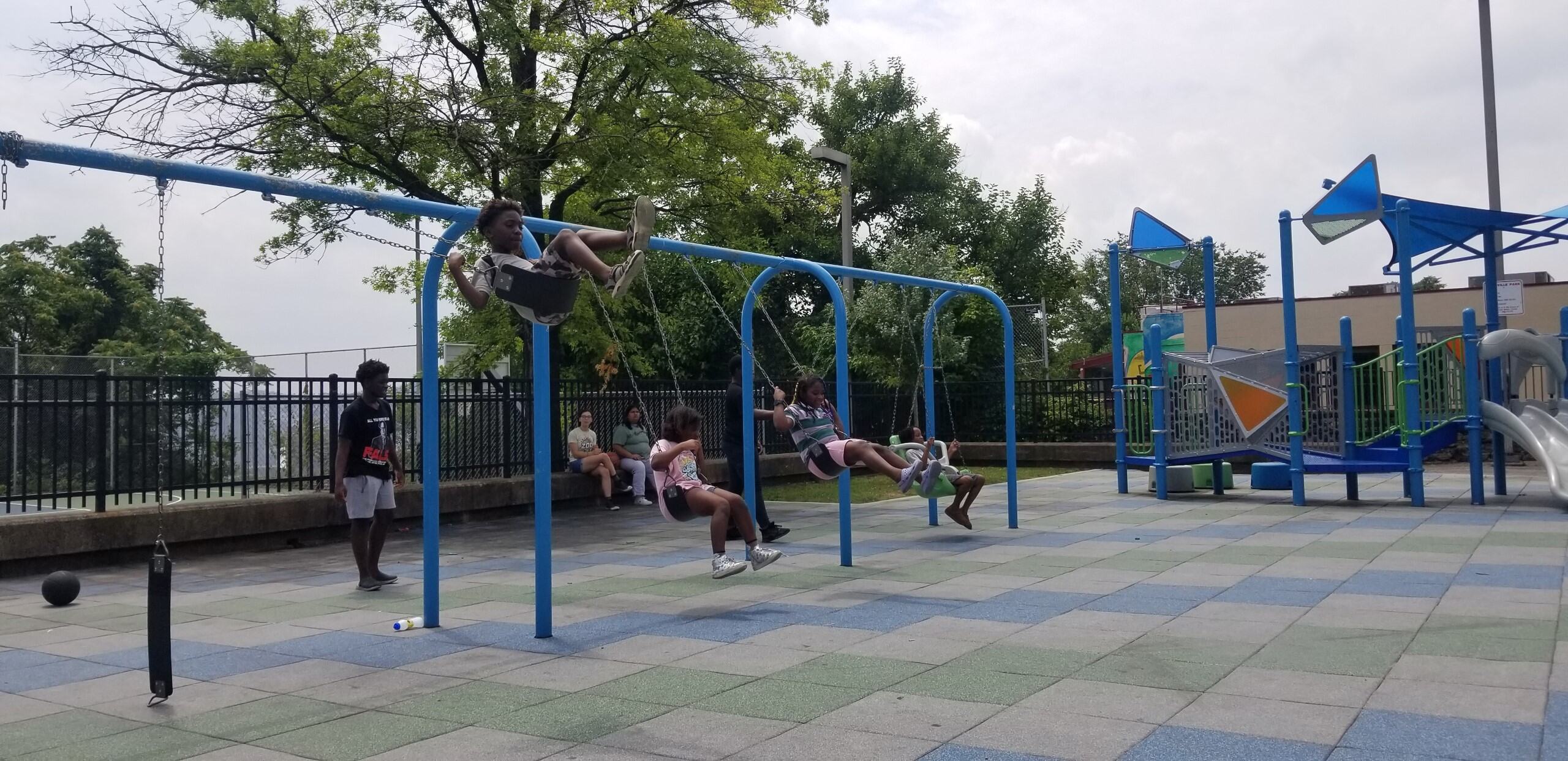 Children on a playground