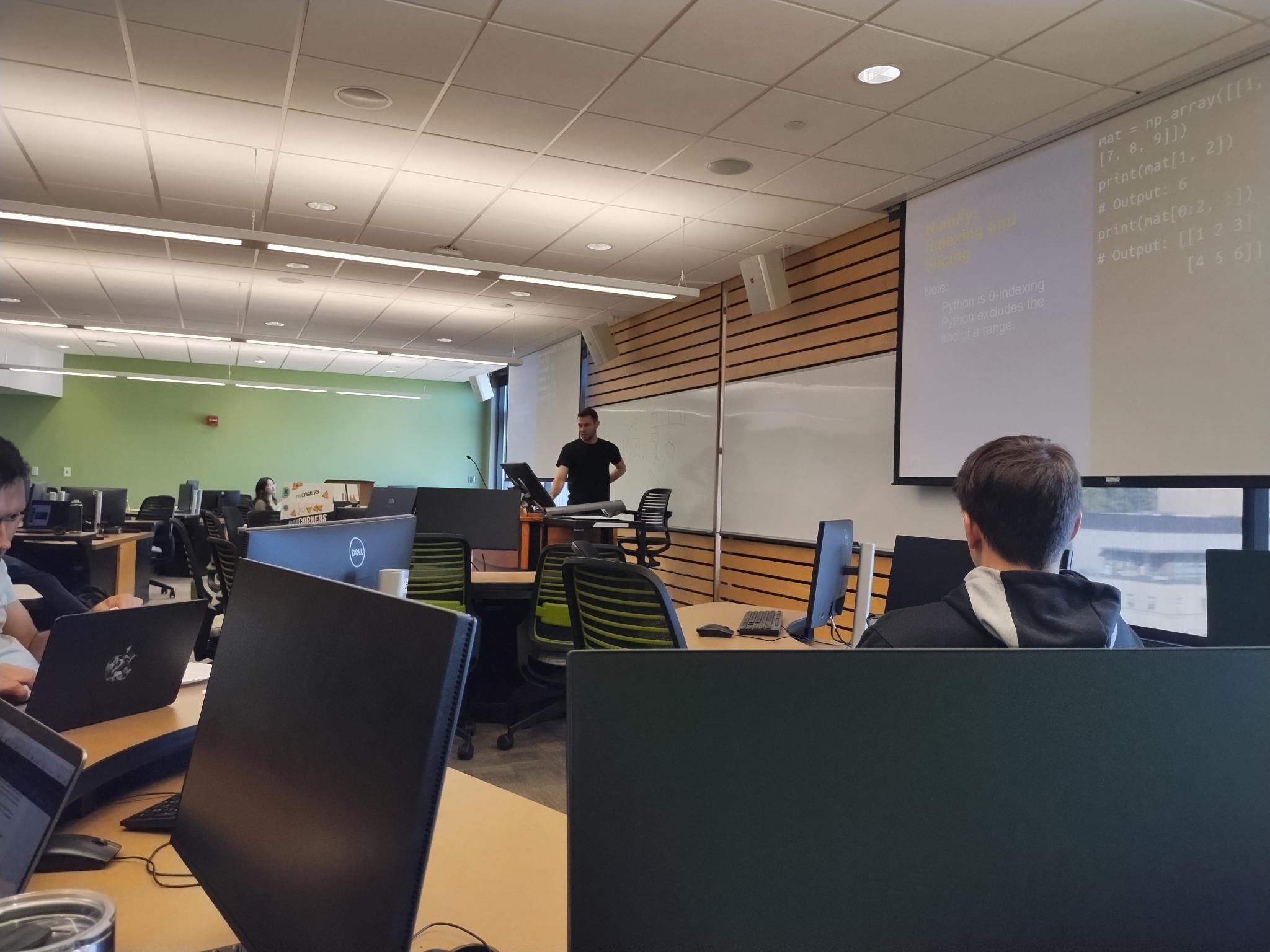 INFORMS workshop day 2 in computer lab