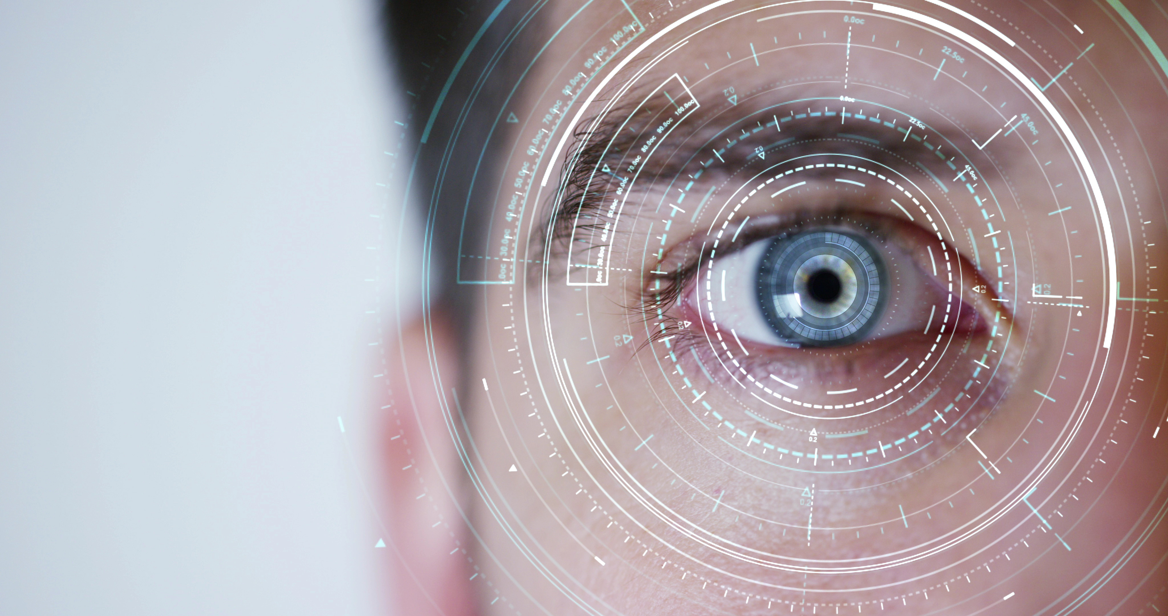 Close up of a person's eye