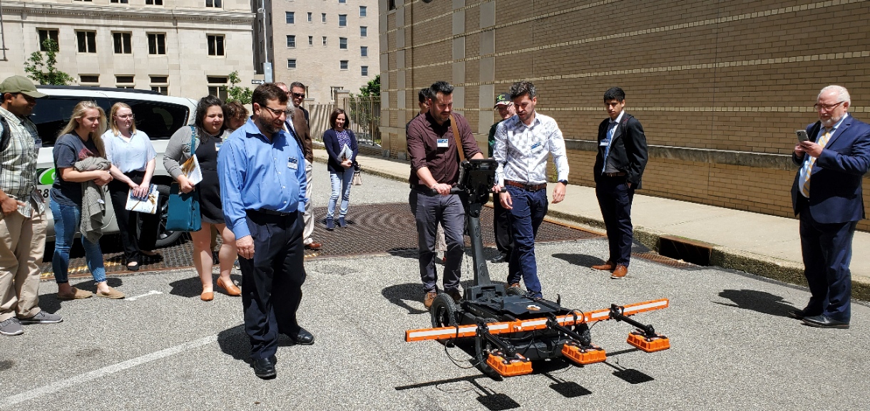 Lev with ground penetrating radar