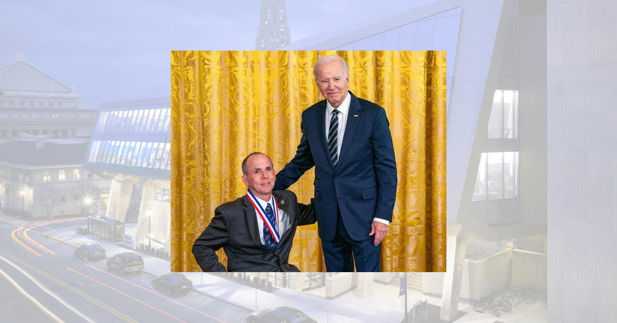 President Biden and Rory Cooper