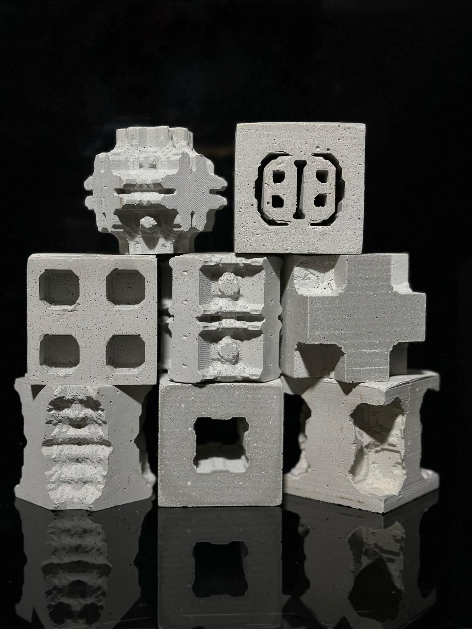 metamaterial stacked on top of each other