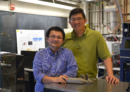 Dr. Wei Xiong (left) and Dr. Albert To