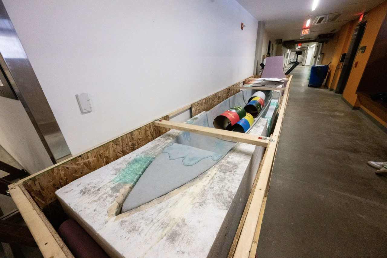 Andy War-Hull - The Andy War-Hull ready for transport to Tygart Lake. (Photo: Thomas Altany) Andy War-Hull