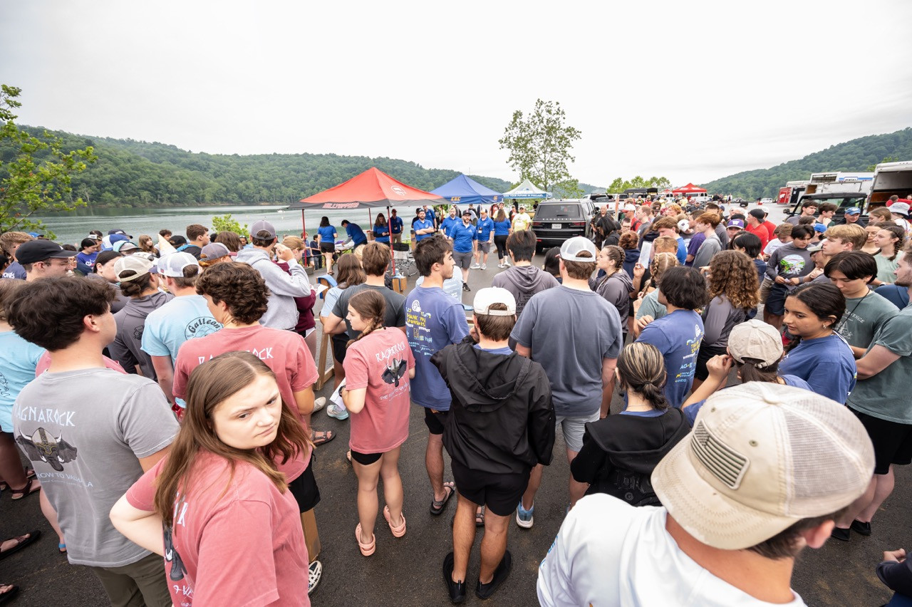 Nationals teams - Students from around the world and across the country participated in the American Society for Civil Engineers Concrete Canoe Competition held in Tygart Lake, West Virginia. (Photo: Aimee Obidzinski) Nationals teams