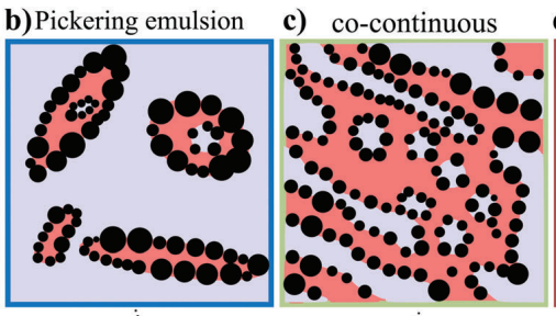 A structure composition map for immiscible polymer blends