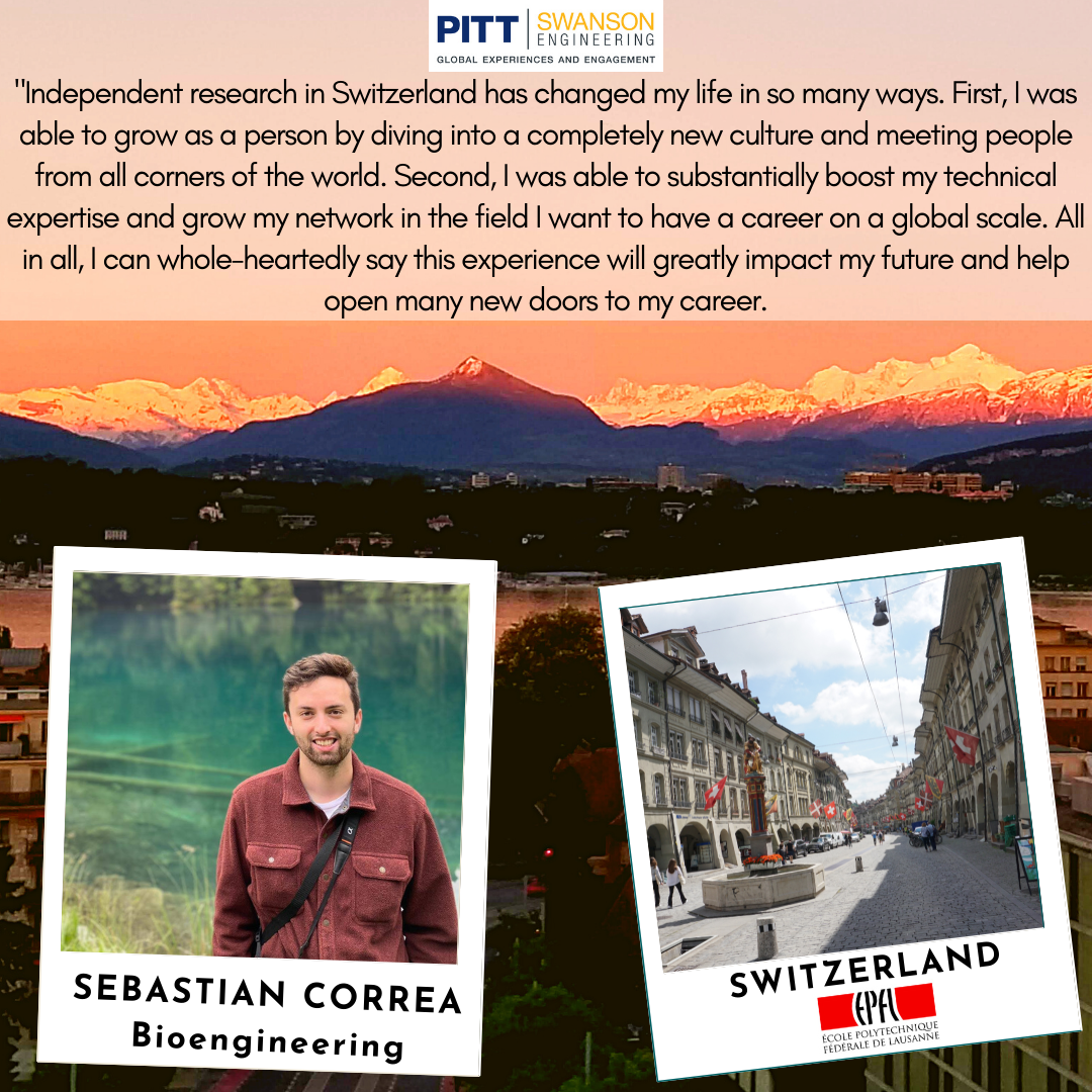 Alumni Spotlight - Sebastian Switzerland