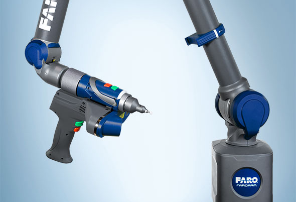 faro arm platinum 8’ arm contact and non-contact laser scanner