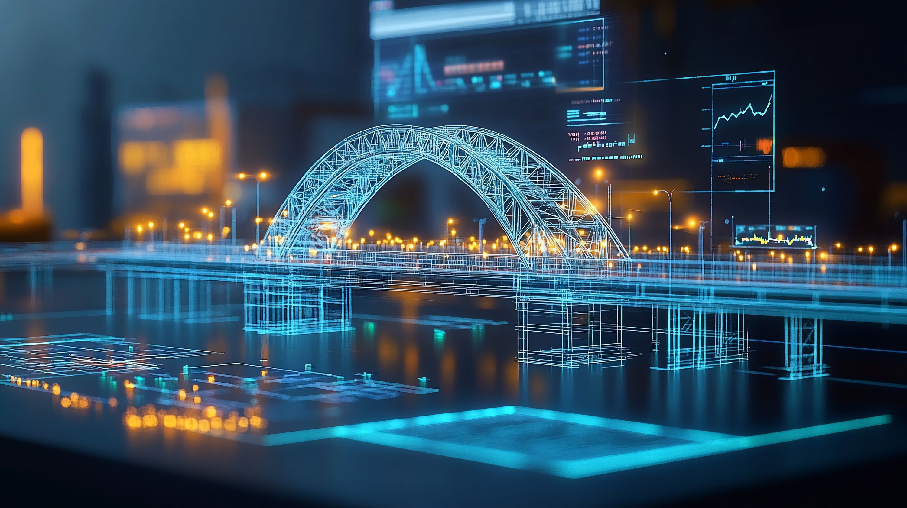 City bridge digital twin