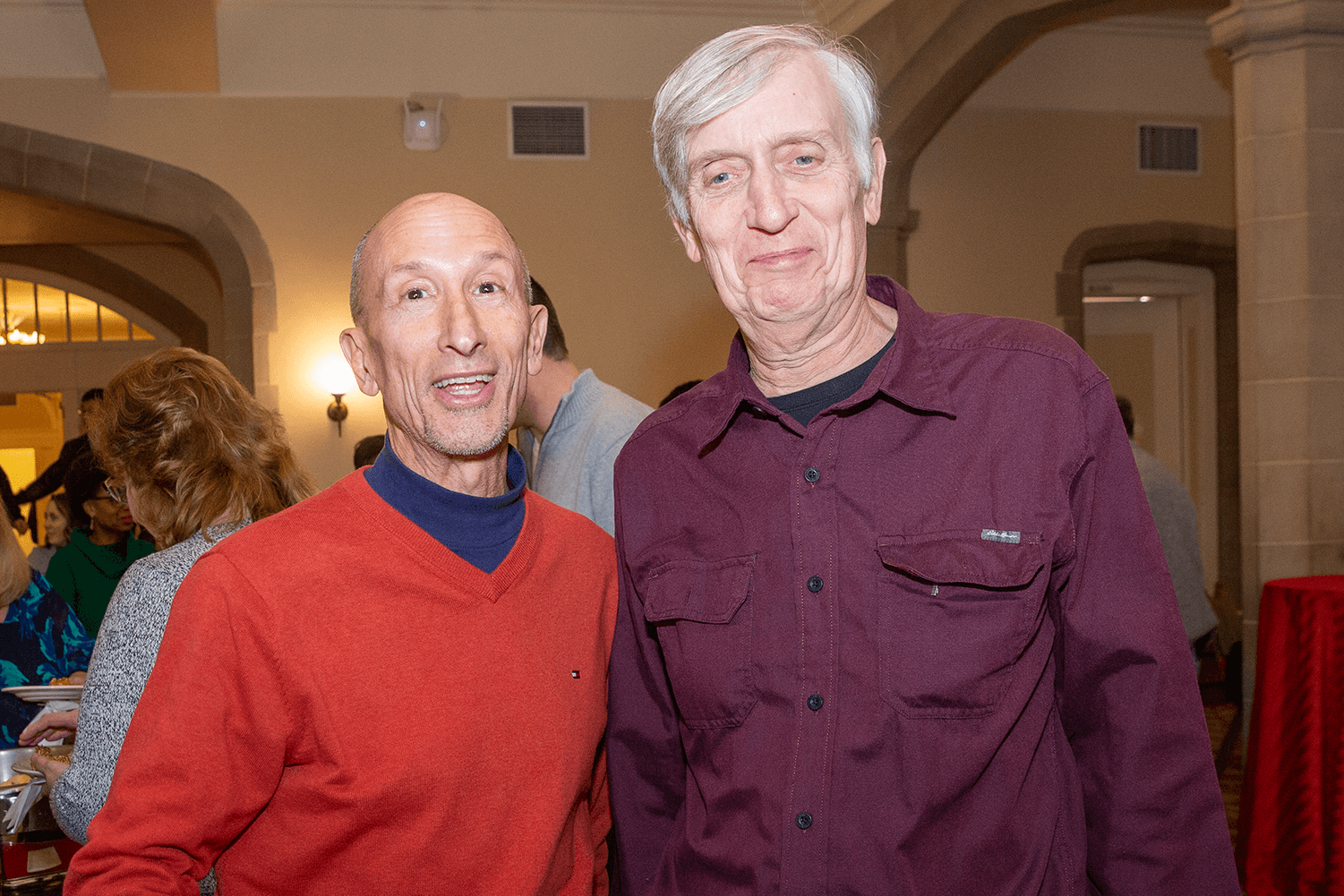 Cole Van Ormer retires. depicted here with another staff member 