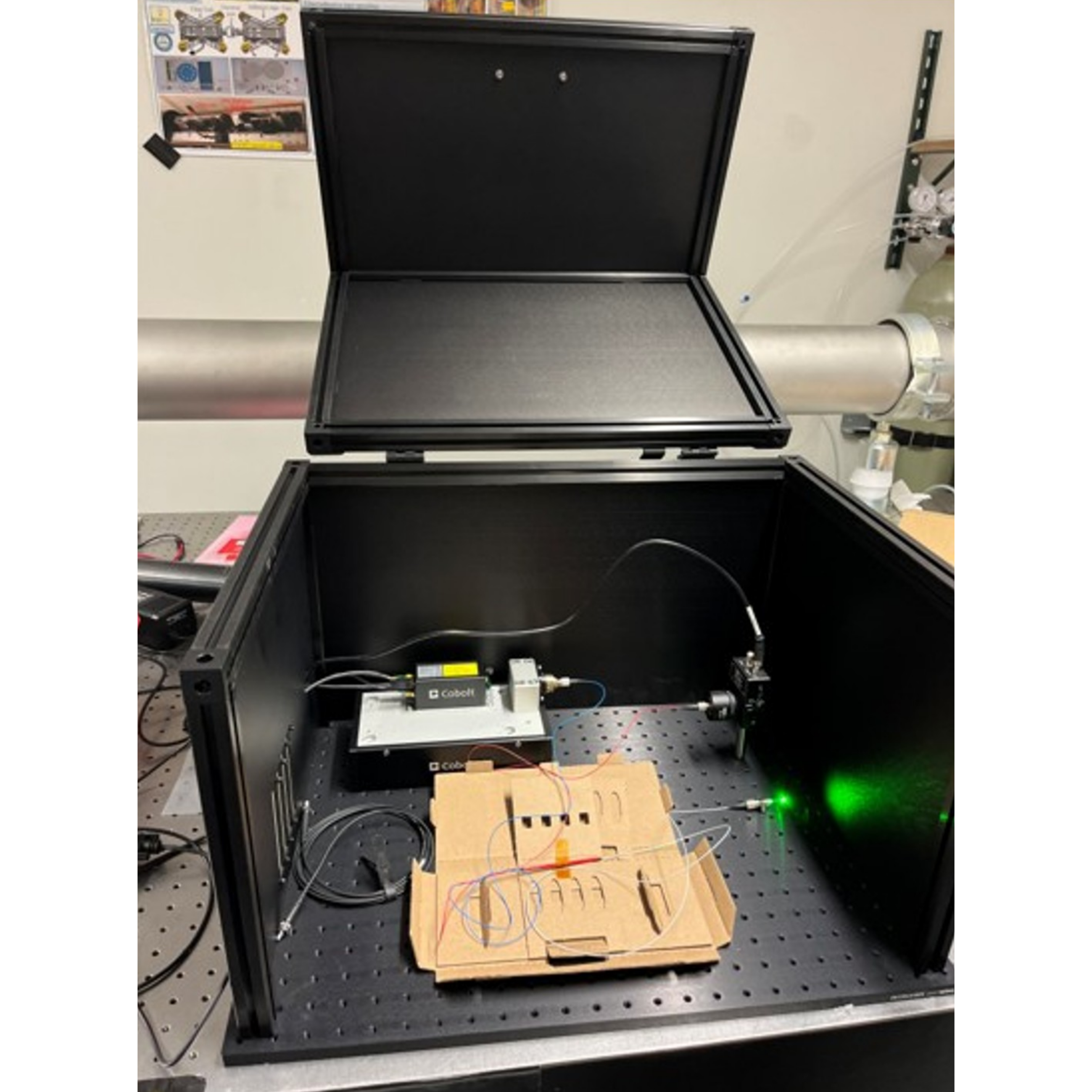 Quantum Sensing and Optical Interrogation Setup