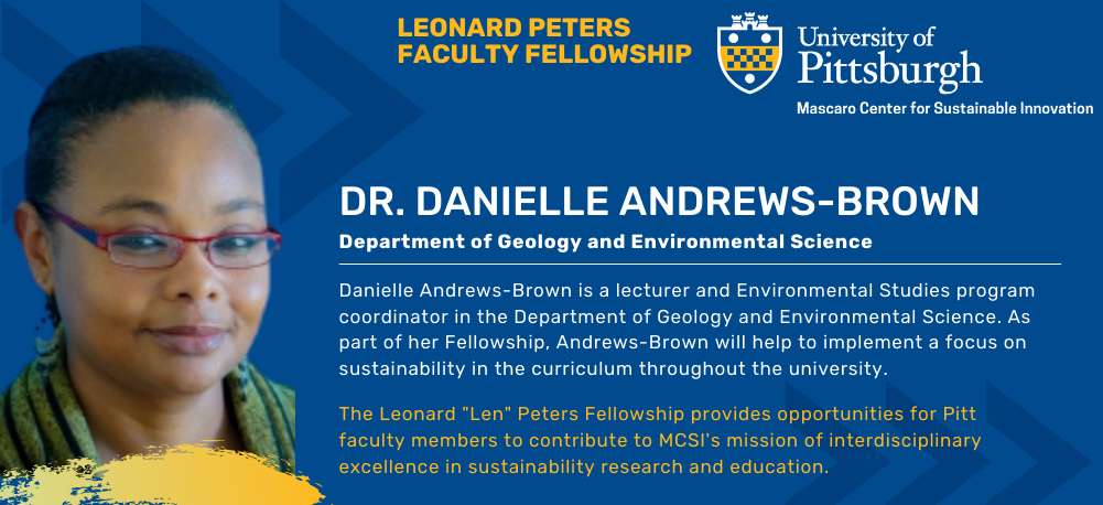 Dr Danielle Andrews-Brown is the Leonard Peters Faculty Fellowship Lecturer