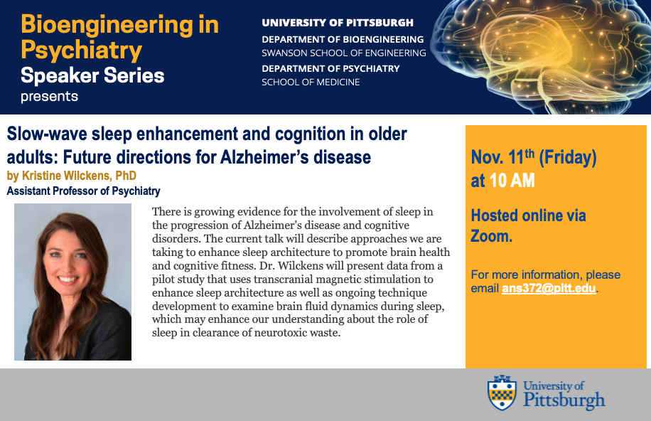 speaker series bioengineering in psychiatry