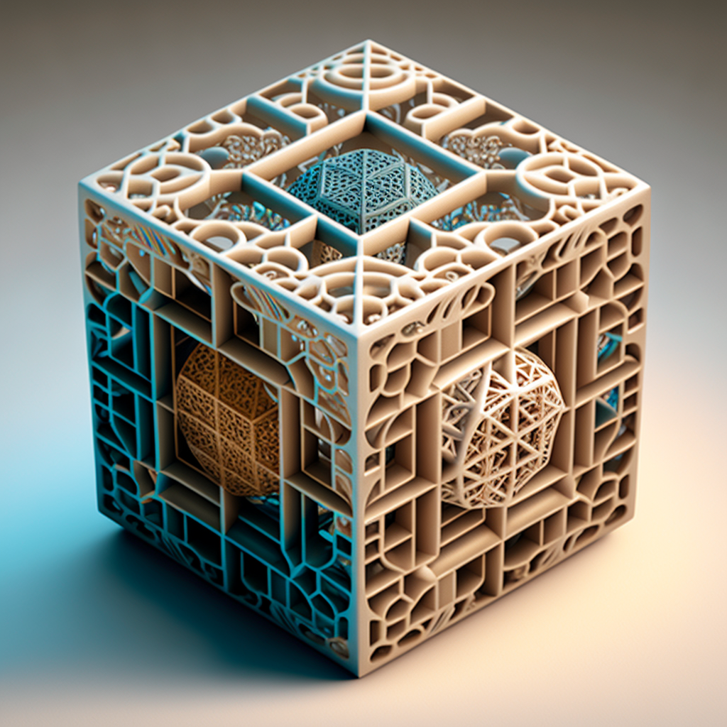 Intelligent Meta-mechanotronics - An AI-generated image of intelligent materials Intelligent Meta-mechanotronics