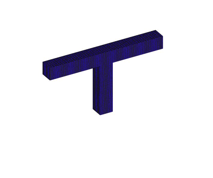 In the relaxed state, the nematic director is oriented vertically within the T-shaped structure. Contraction along this axis causes the stem of the T-shape to bend towards an ultraviolet light source, while the corresponding expansion perpendicular to the director results in the arms bending away from the light at the same time. As the stem bends, different faces of the arms are exposed to the light, and the direction of their light-avoiding bending changes.