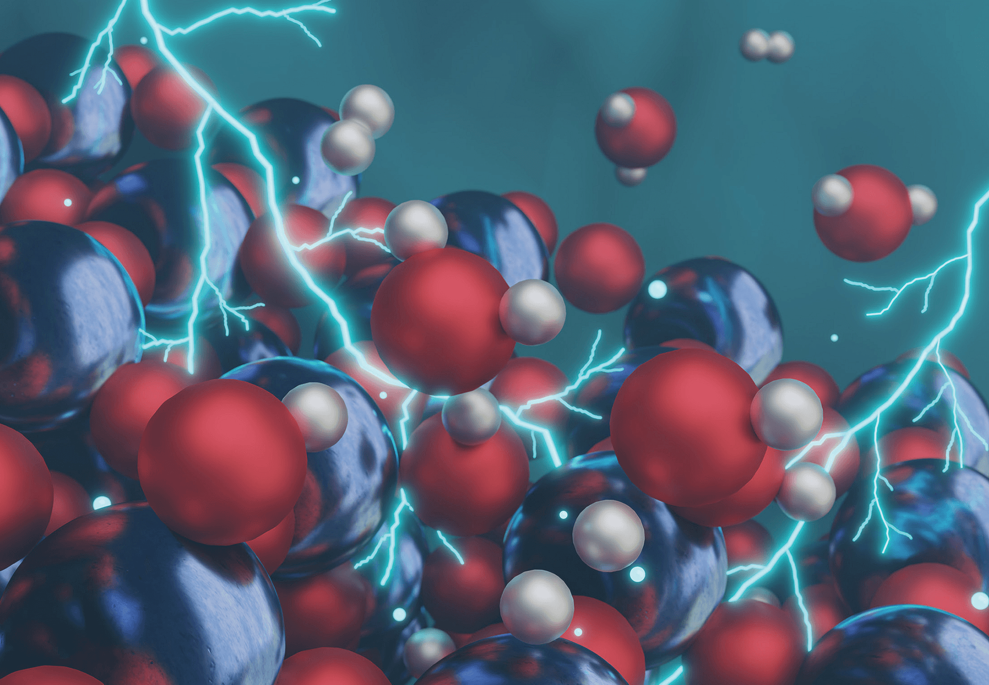 A graphical representation of new chemical catalysts. Credit: Evan Miu