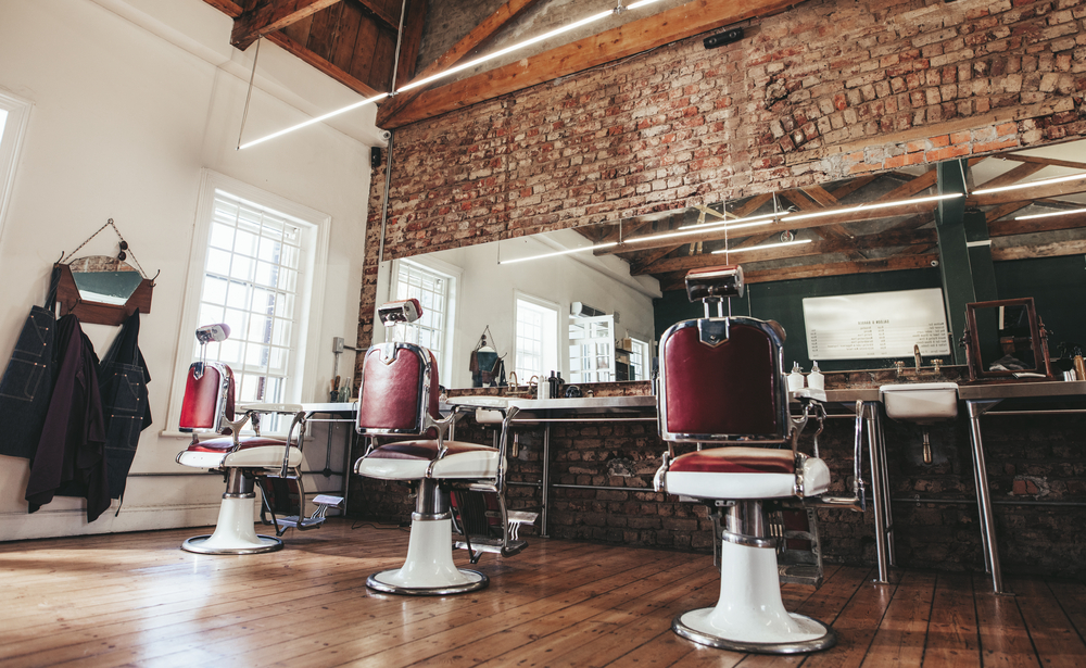 Barbershop interior