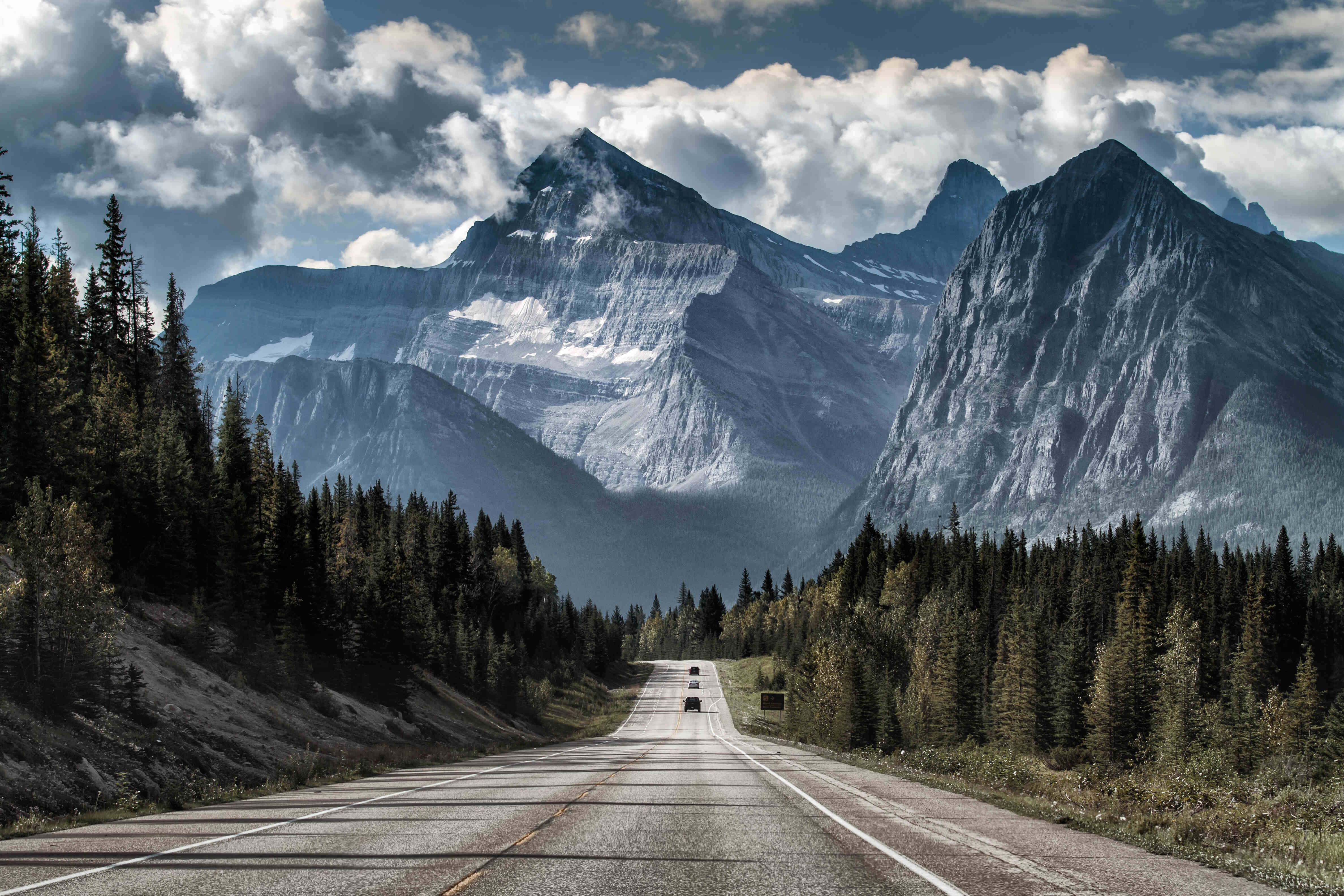 A road leading to a mountain range. (Credit: Shutterstock)
