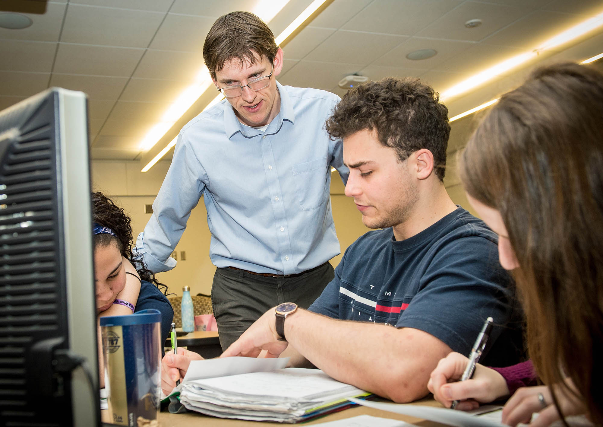 Jacobs teaching students