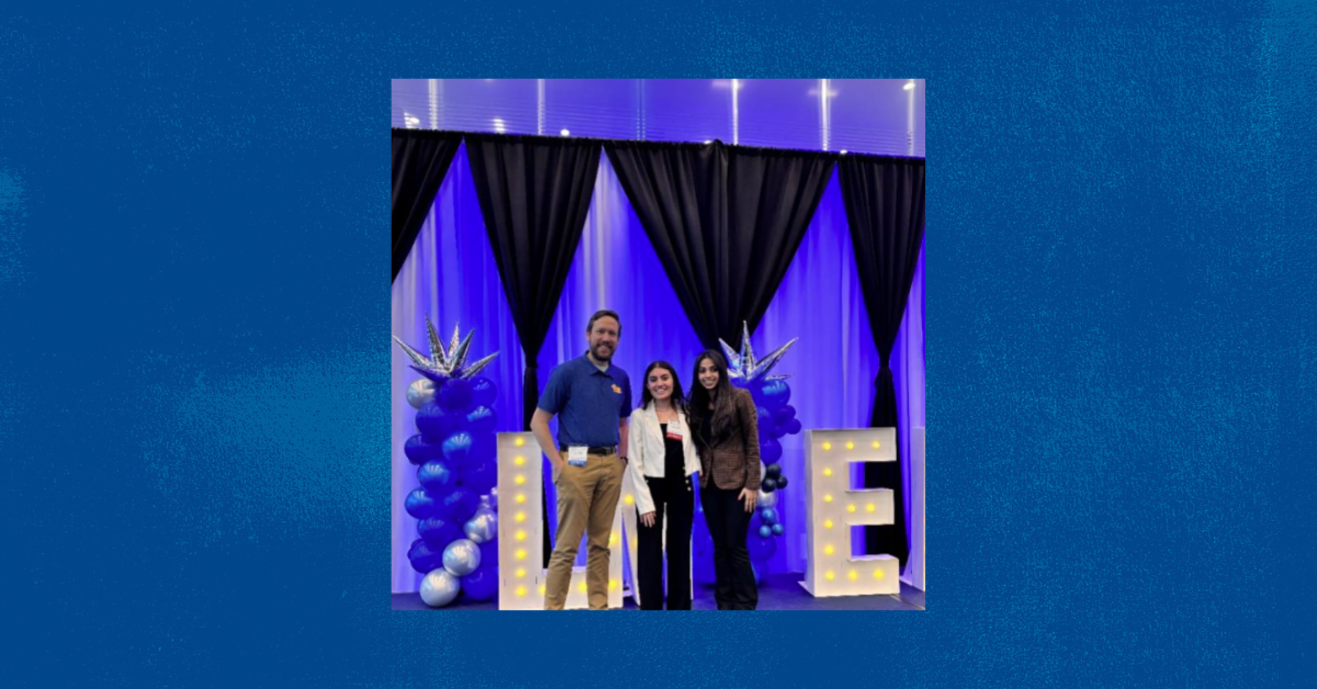 Students Alison Linares Mendoza and Anvi Viji-Anand