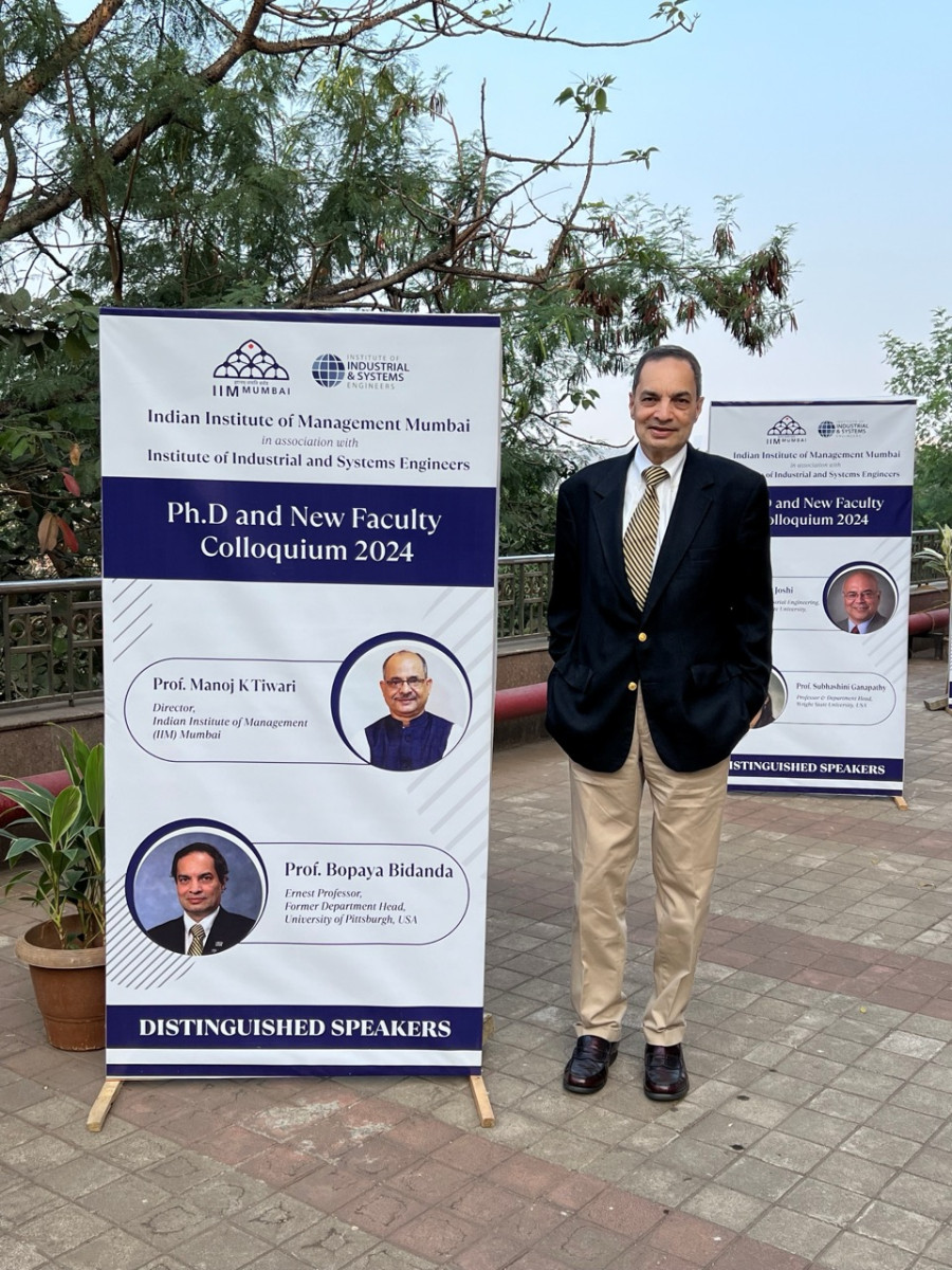 Bidanda_Sabbatical - Bopaya Bidanda at the PhD and New Faculty Colloquium 2024 in Mumbai. Bidanda_Sabbatical
