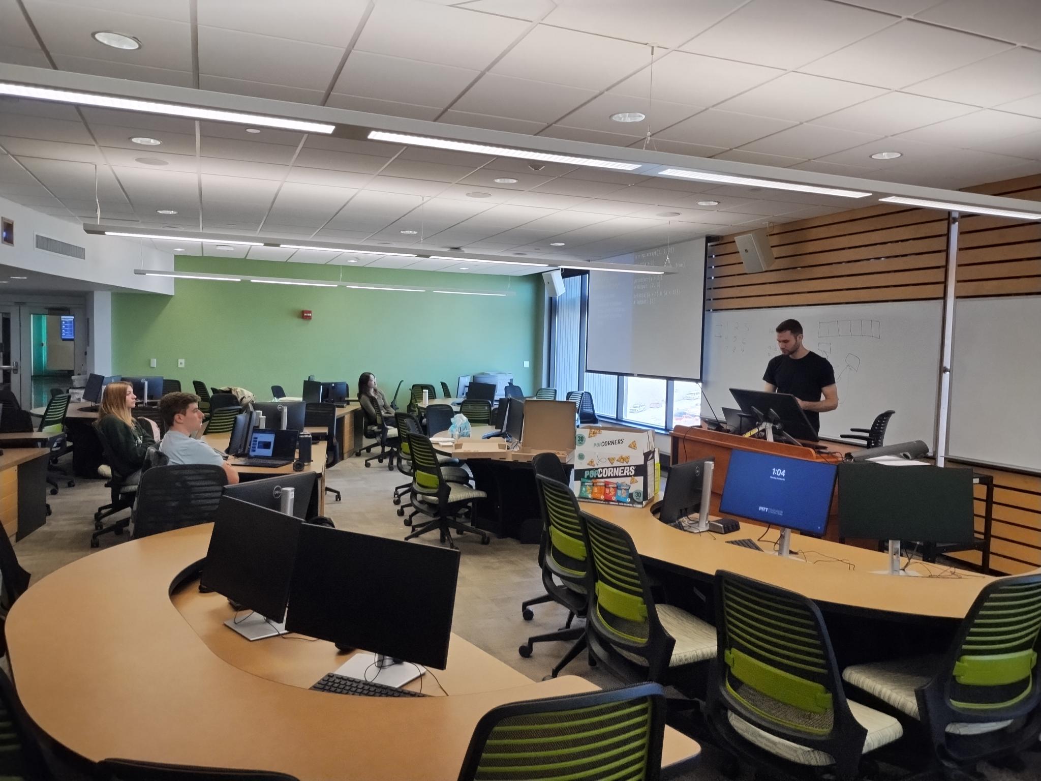 INFORMS workshop day 2 in computer lab