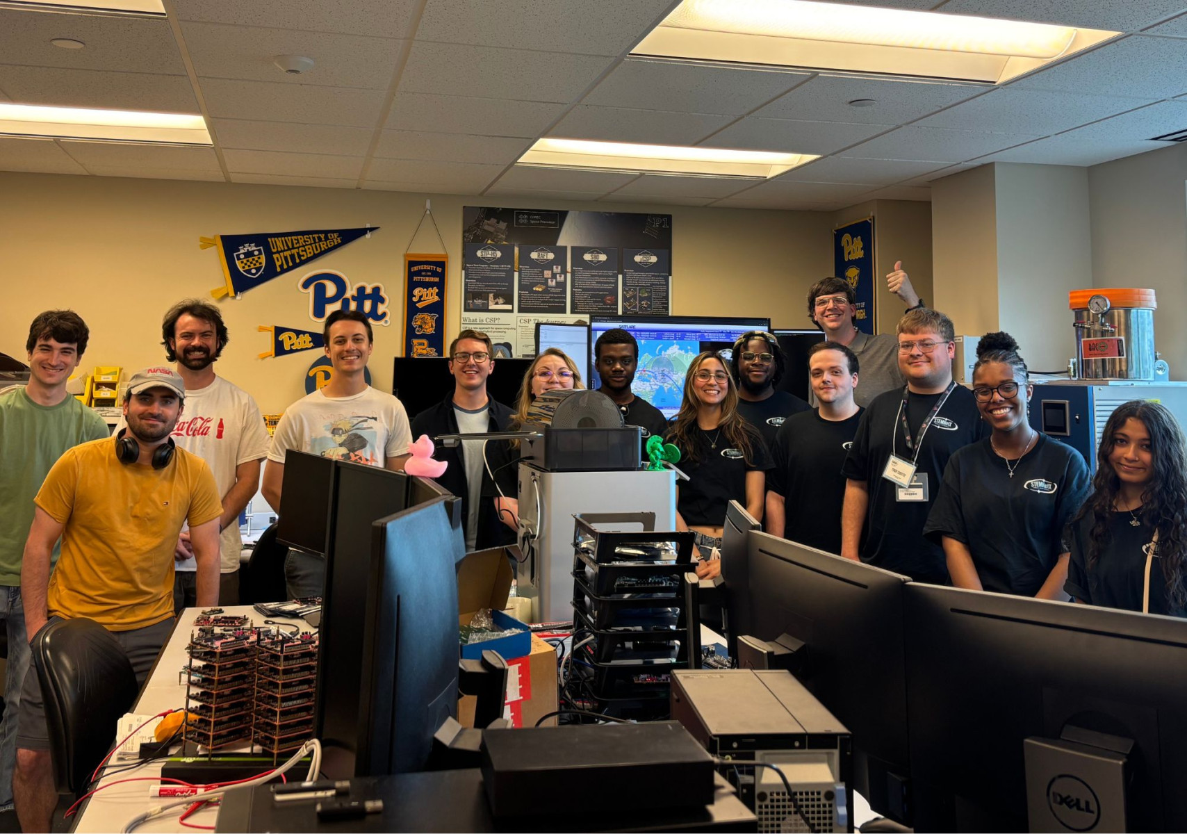 SEP4 - Space Engineering Pathways students touring the SHREC Center. SEP4