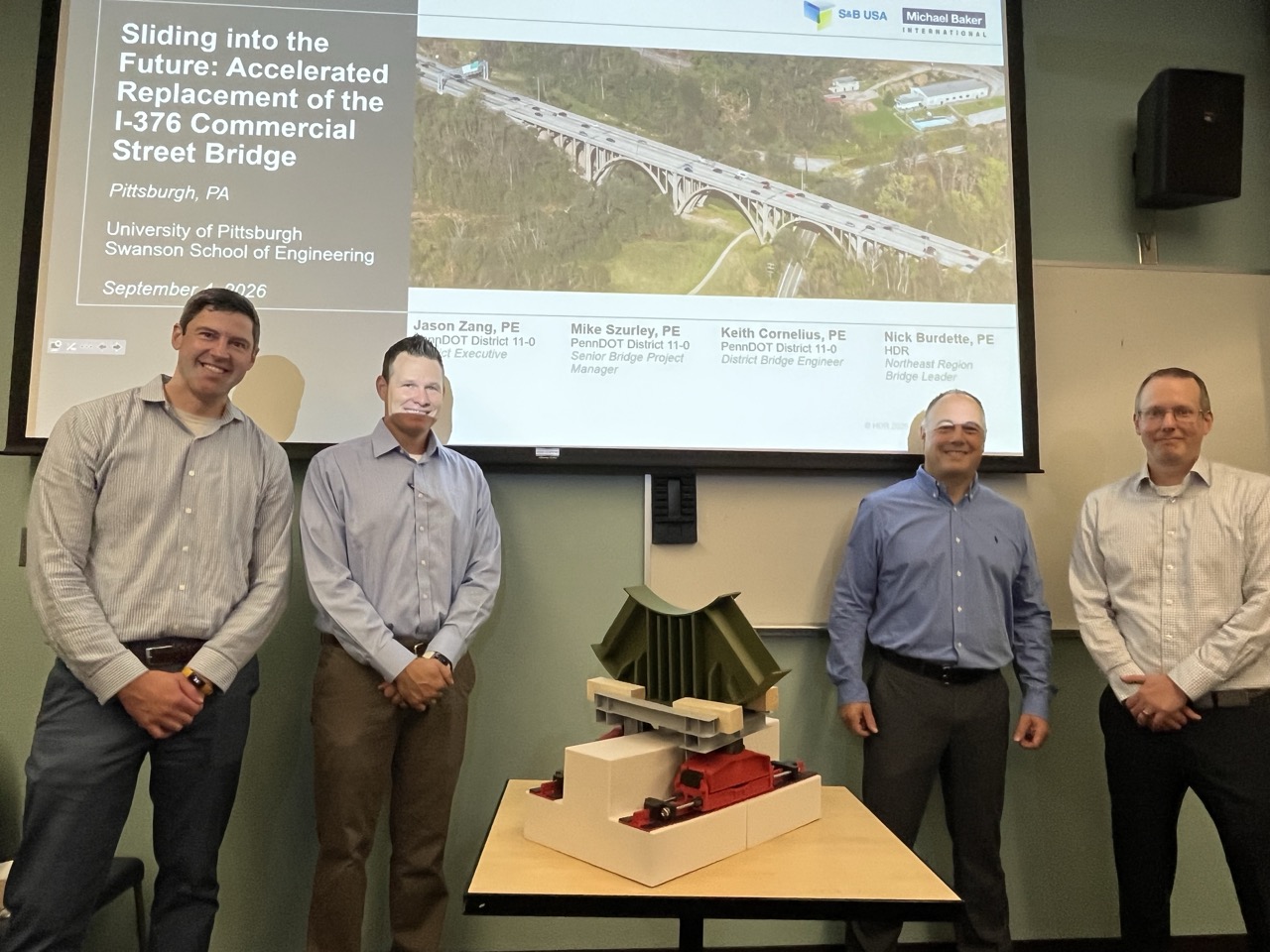 Pitt Engineering Alumni Help Commercial Street Bridge Slide into the Future
