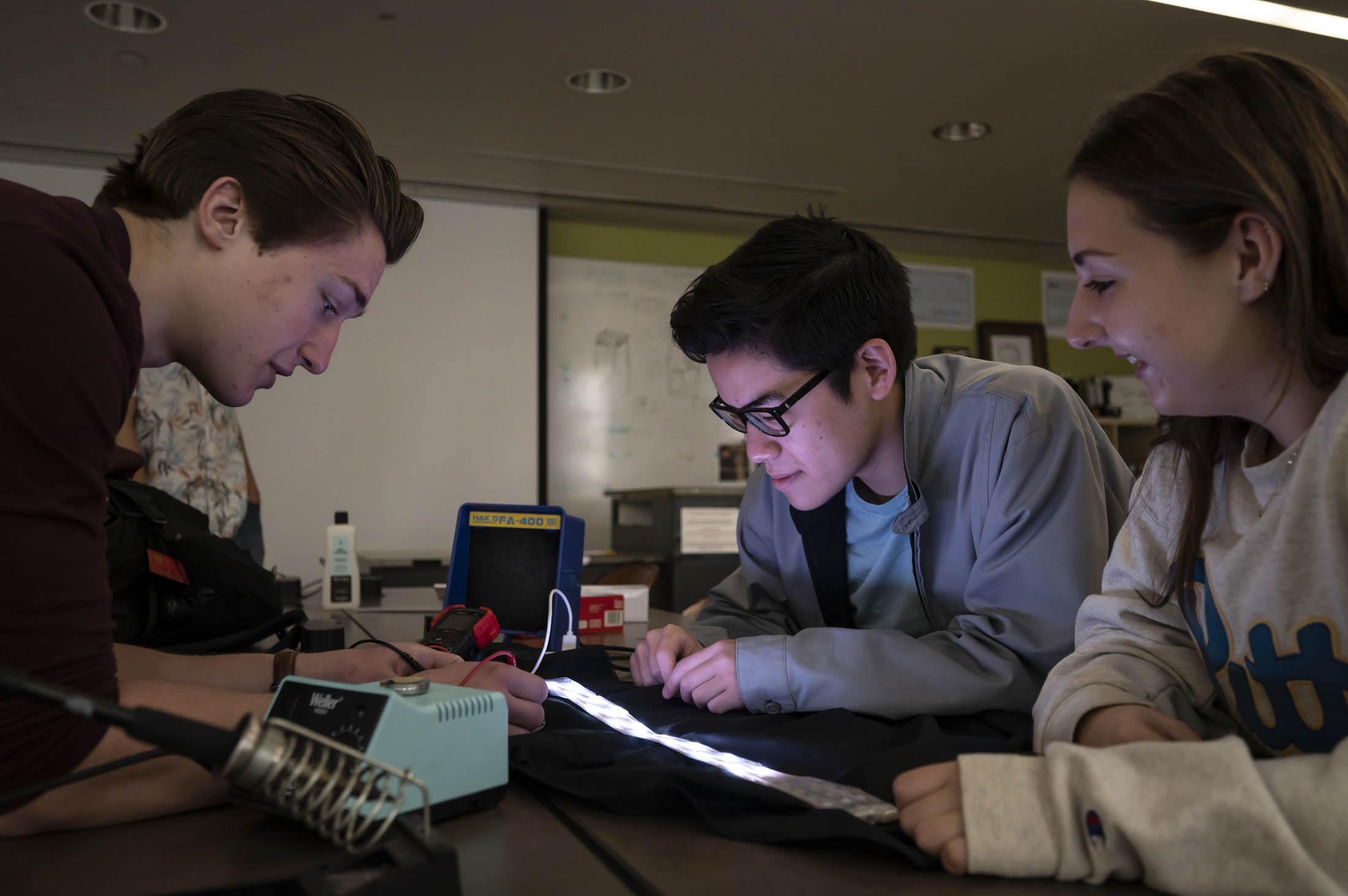 students in a computer lab