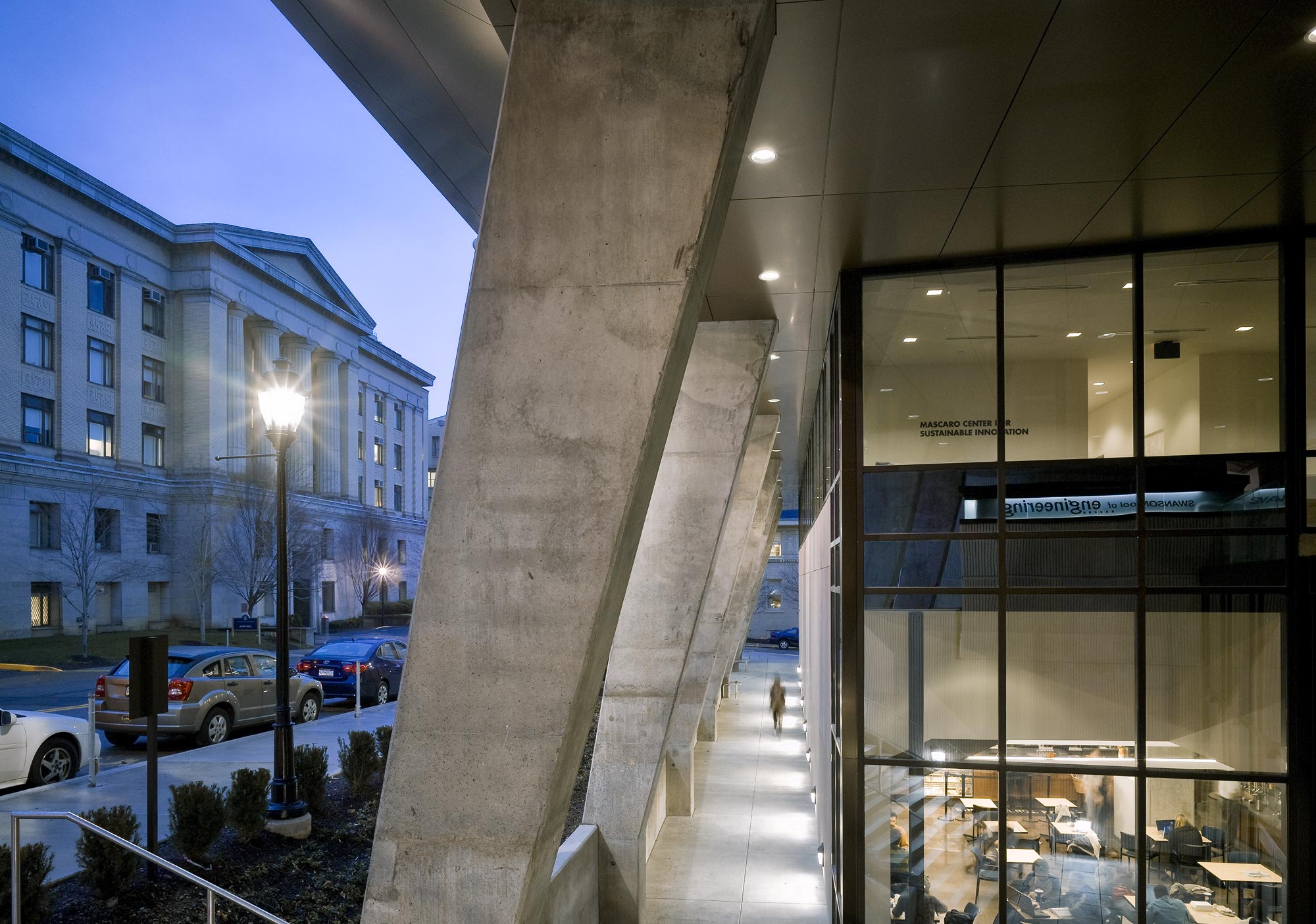 Exterior of Benedum Hall