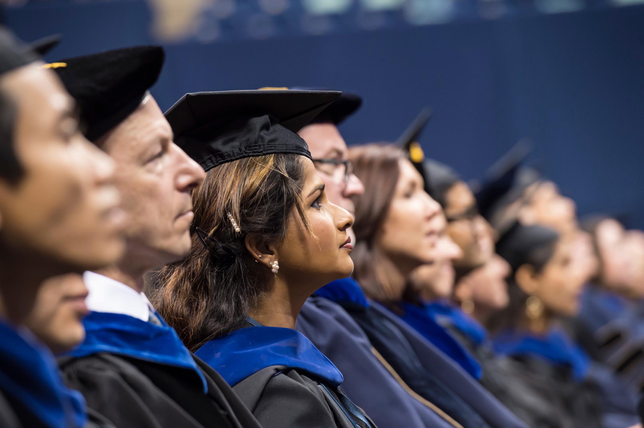 Group of students at a graduation ceremony