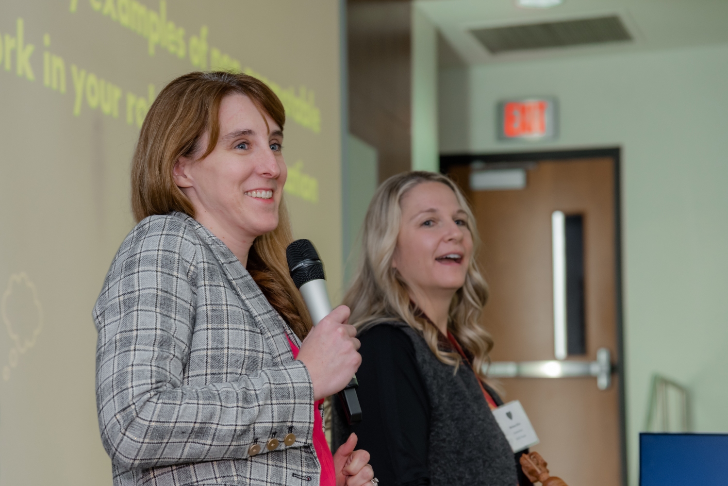 Susan and Melissa speaking at WNC 2022