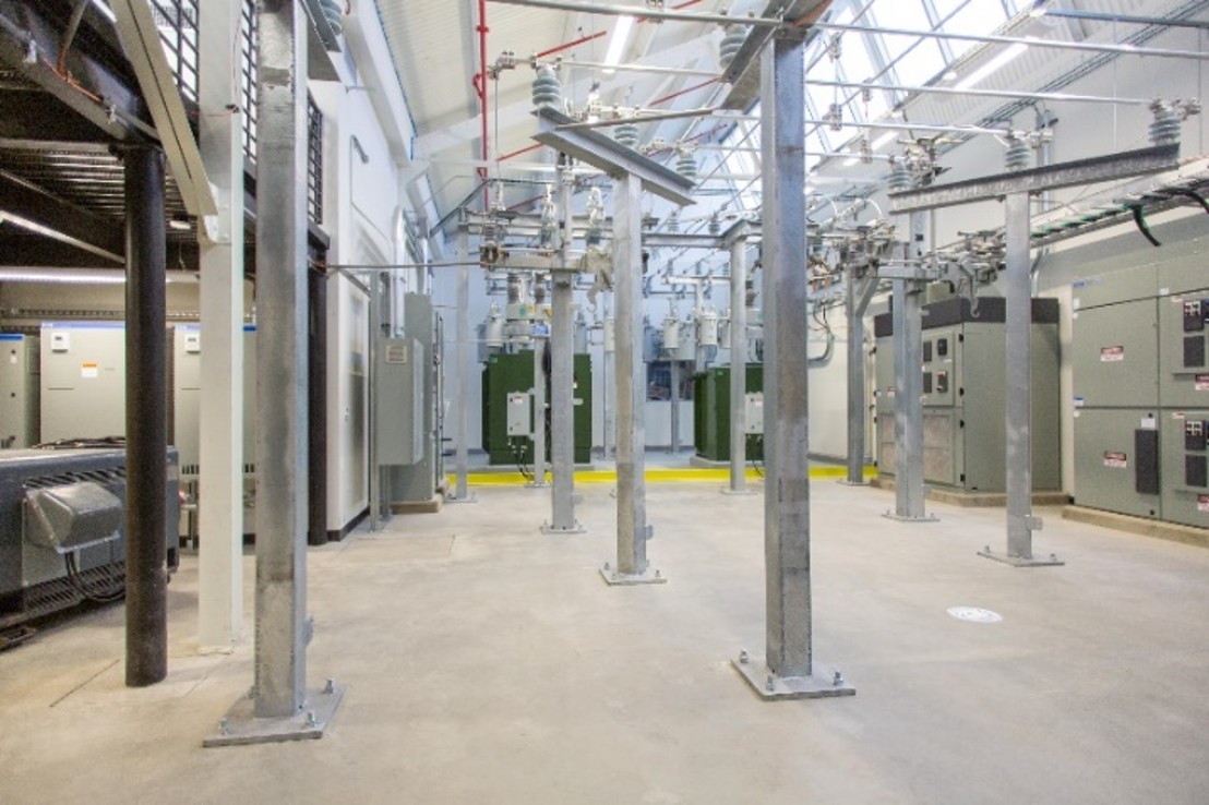 Medium Voltage Lab inside of room