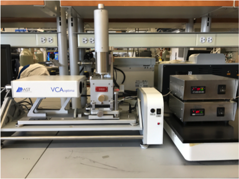 VCA Optima contact angle tester