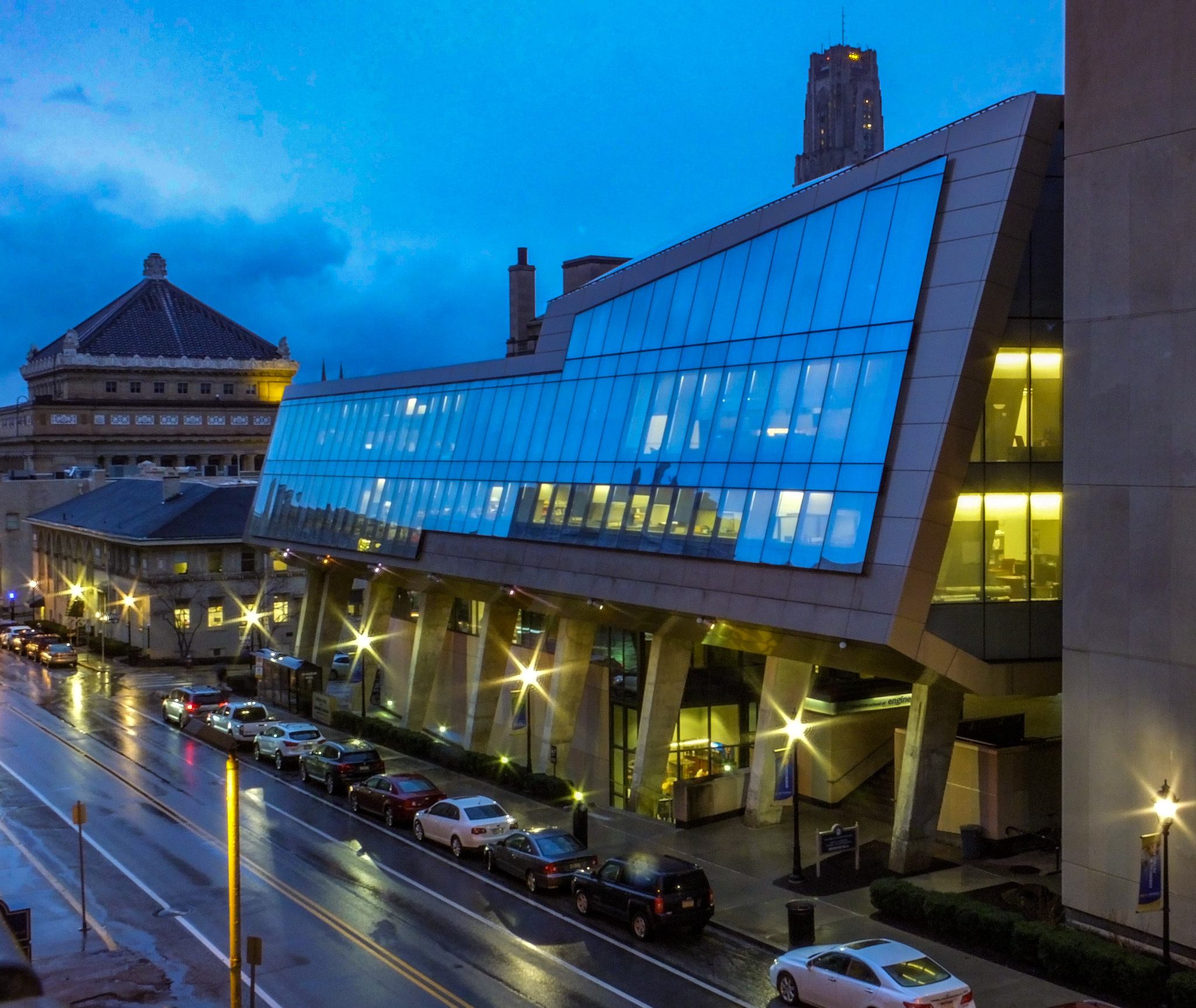 Exterior of Benedum Hall