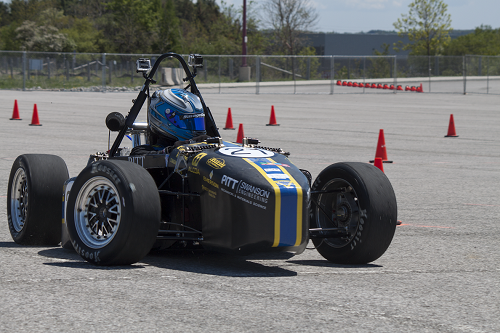 Pitt car on track